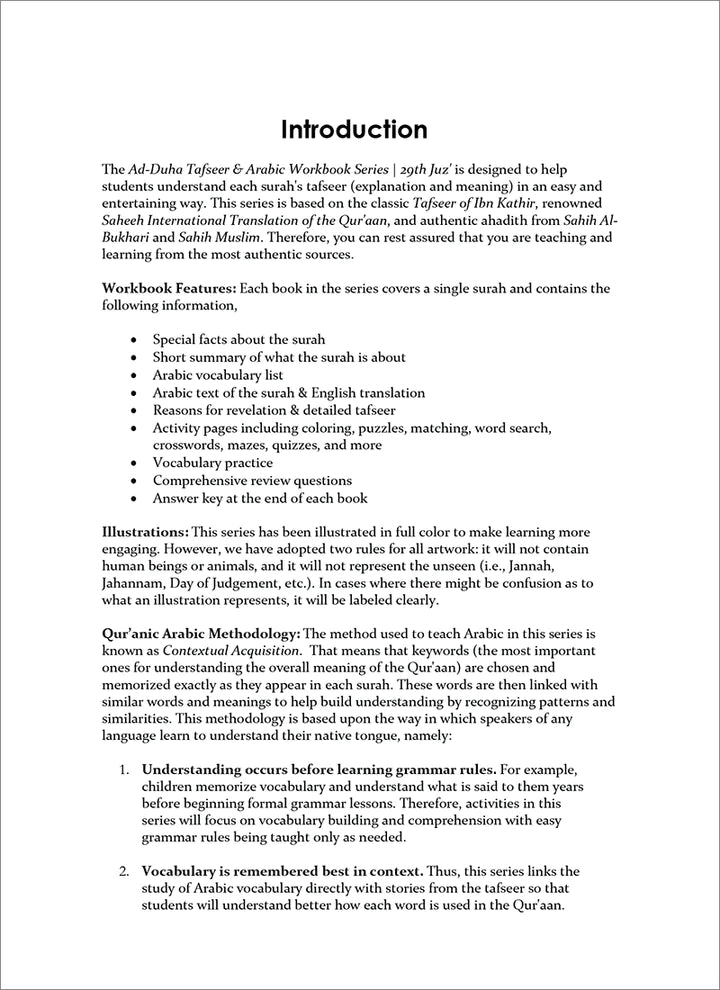 Surah 70 - Suratul-Ma'aarij & The Problem from Persia: Tafseer & Arabic Workbook