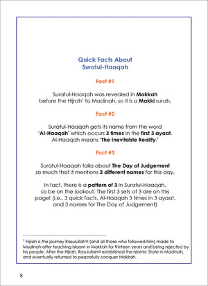 Surah 69 - Suratul-Haaqah &The Cursed Nations: Tafseer & Arabic Workbook