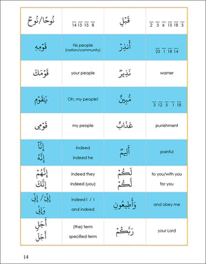 Surah 71 - Suratu-Nooh & The Du'aa of Destruction: Tafseer & Arabic Workbook