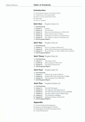 IQRA' Kindergarten Curriculum Volume 1 - Islamic History
