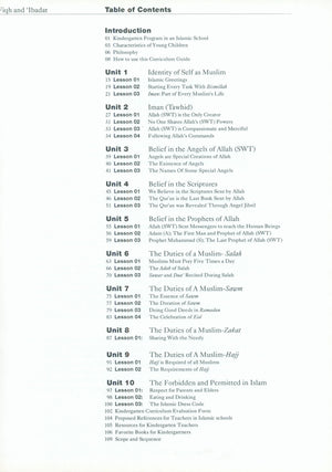 IQRA' Kindergarten Curriculum Volume 4 - Fiqh & Ibadat