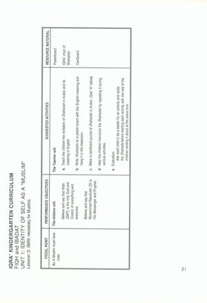 IQRA' Kindergarten Curriculum Volume 4 - Fiqh & Ibadat