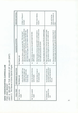 IQRA' Kindergarten Curriculum Volume 4 - Fiqh & Ibadat