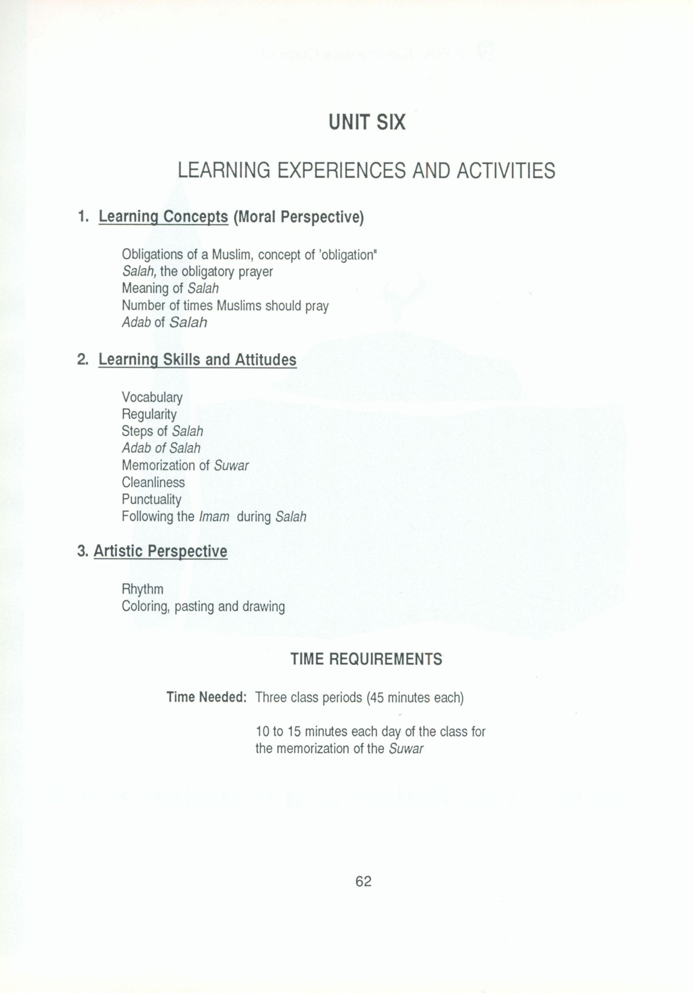 IQRA' Kindergarten Curriculum Volume 4 - Fiqh & Ibadat