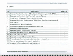 We Are Muslims Teacher Book Grade 1