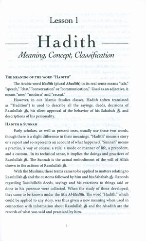 A Study of Hadith