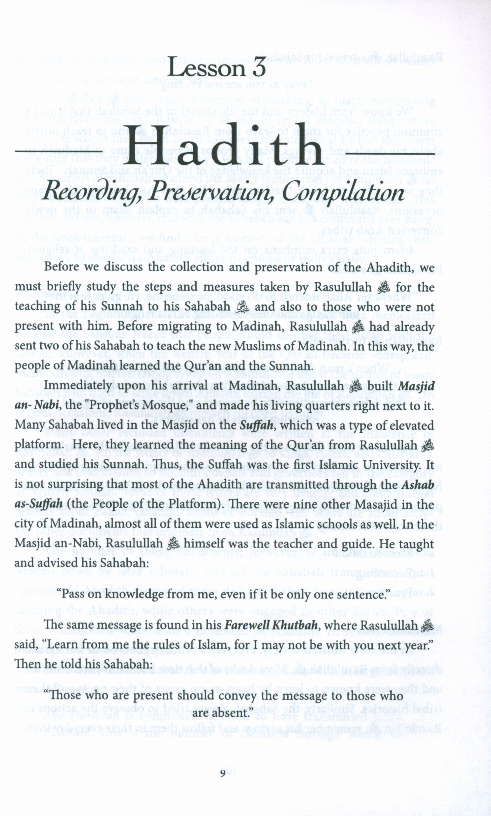 A Study of Hadith