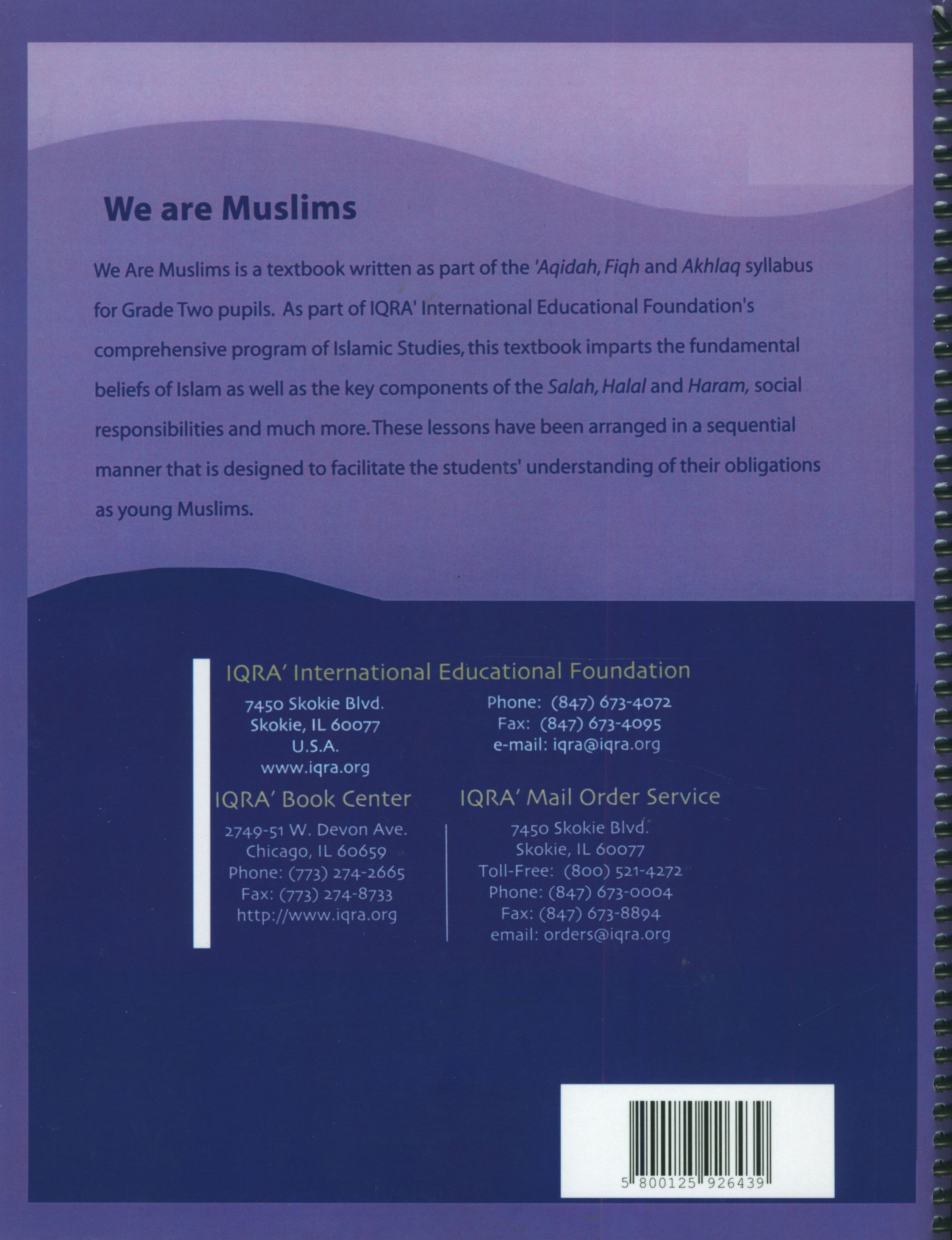 We Are Muslims Teacher Book Grade 2