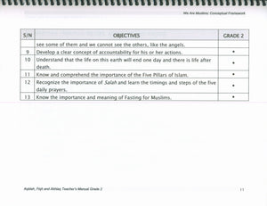We Are Muslims Teacher Book Grade 2