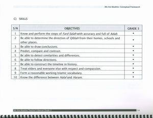 We Are Muslims Teacher Book Grade 3