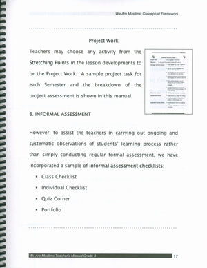 We Are Muslims Teacher Book Grade 3