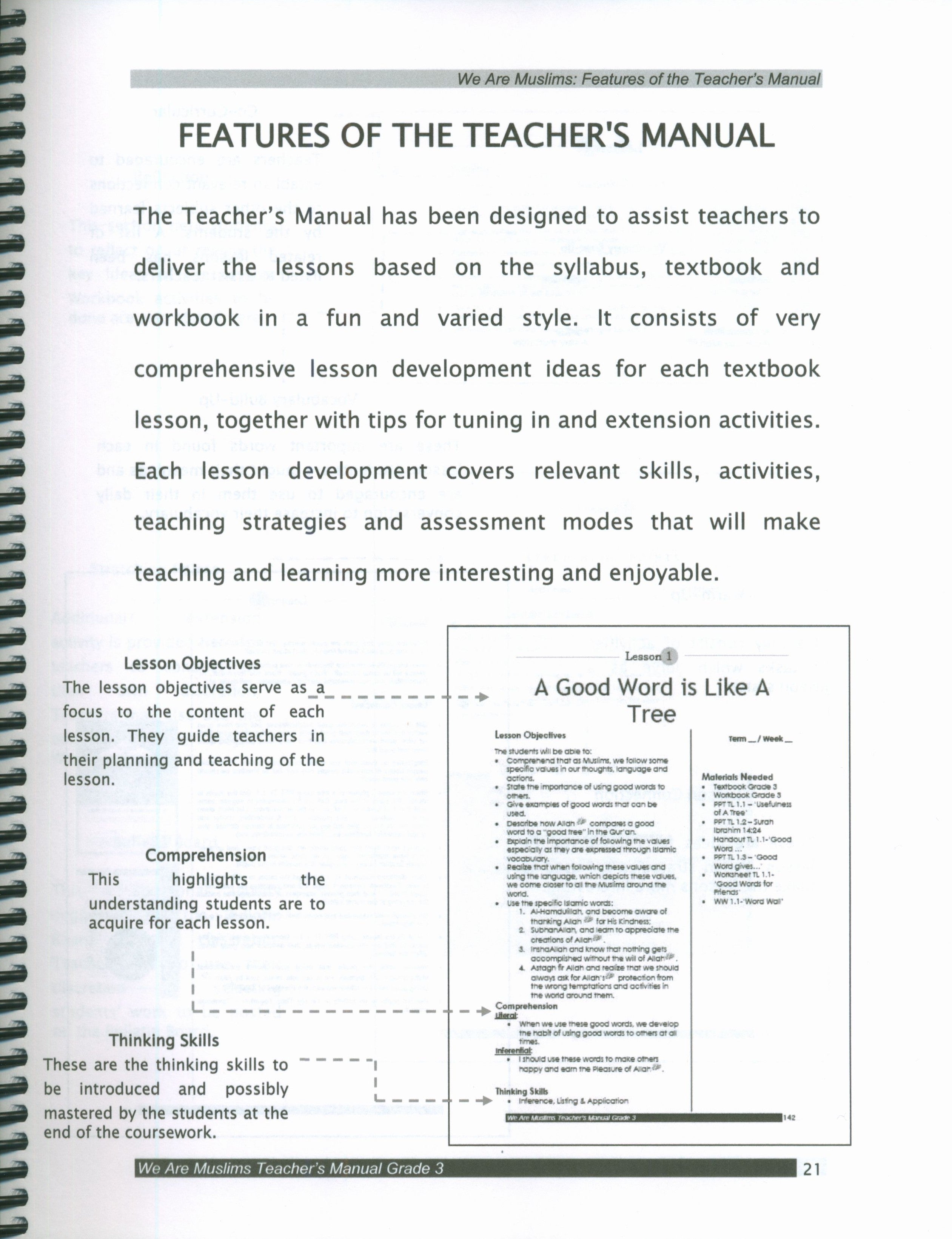 We Are Muslims Teacher Book Grade 3