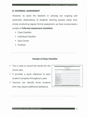 We Are Muslims Teacher Book Grade 6