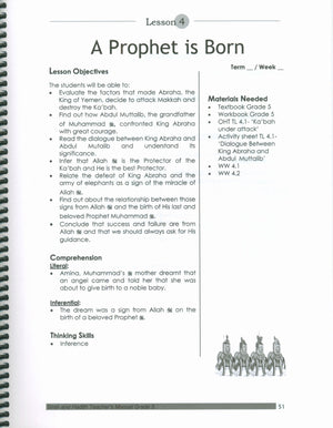 Mercy to Mankind Makka Period Teacher's Manual CD - 5th Grade