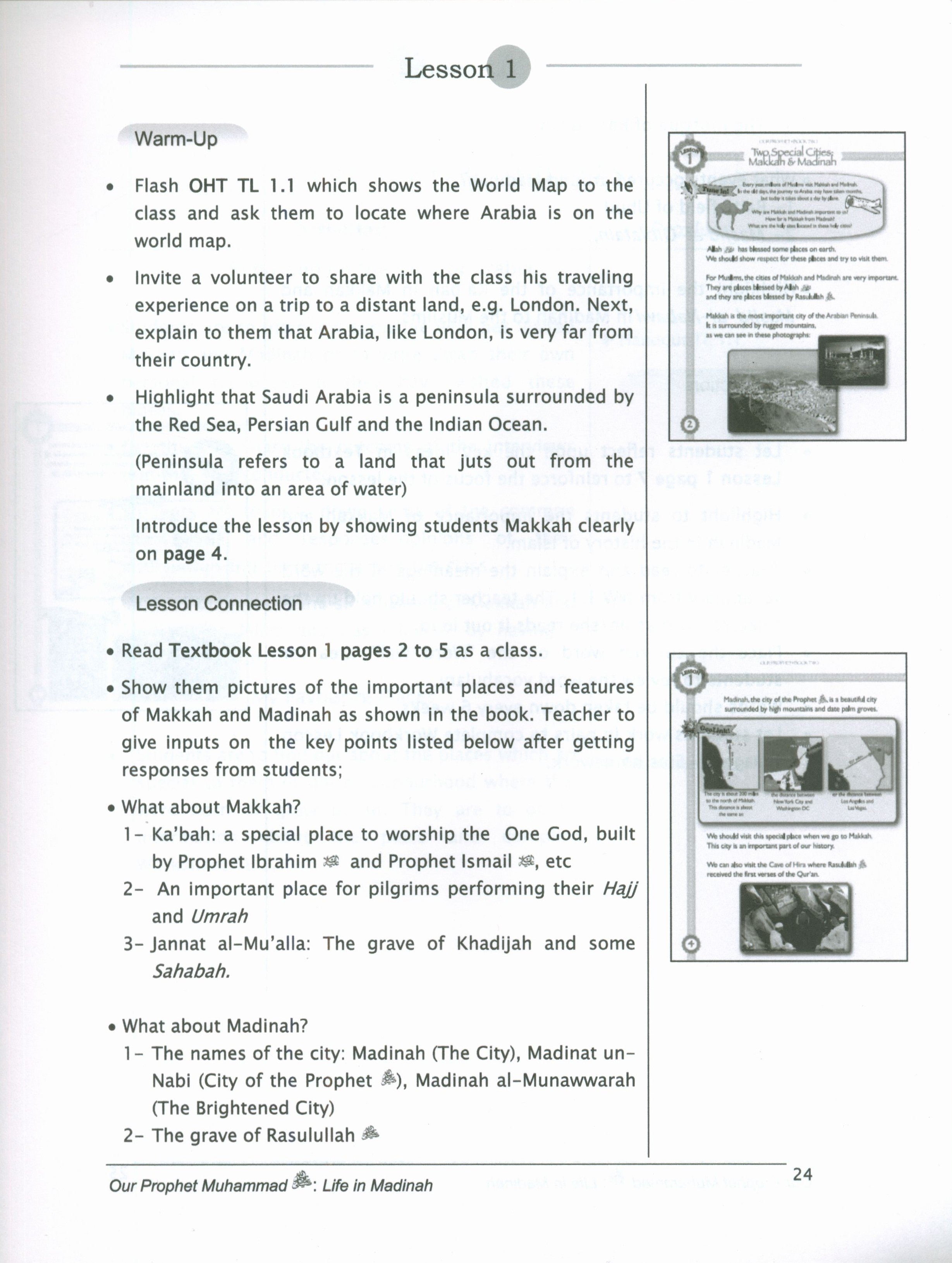 Sirah of our Prophet Grade 3: Teacher's Manual