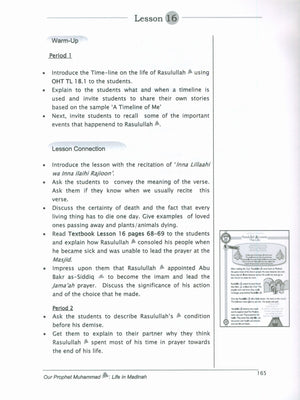 Sirah of our Prophet Grade 3: Teacher's Manual