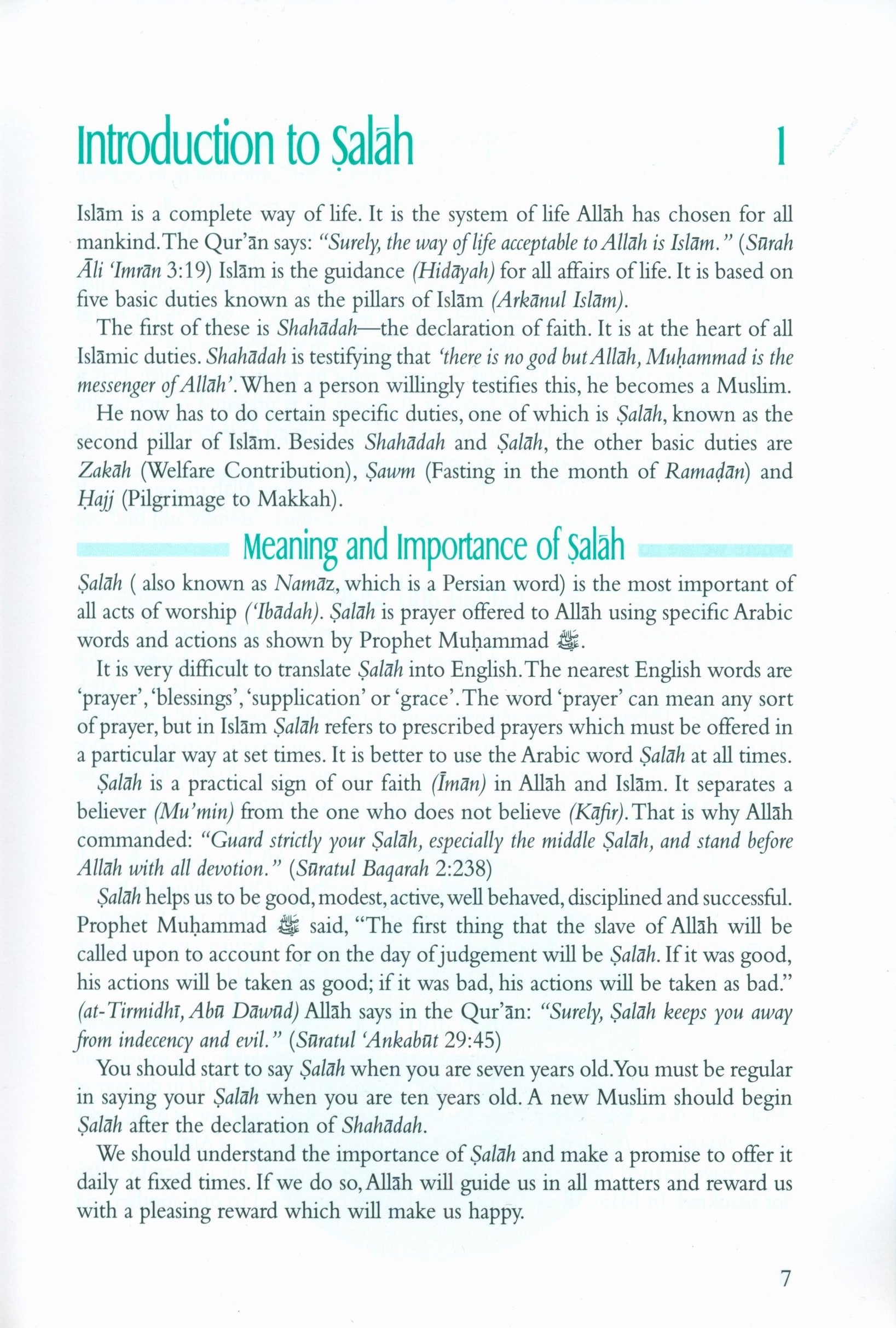 The Beginner's Book of Salah