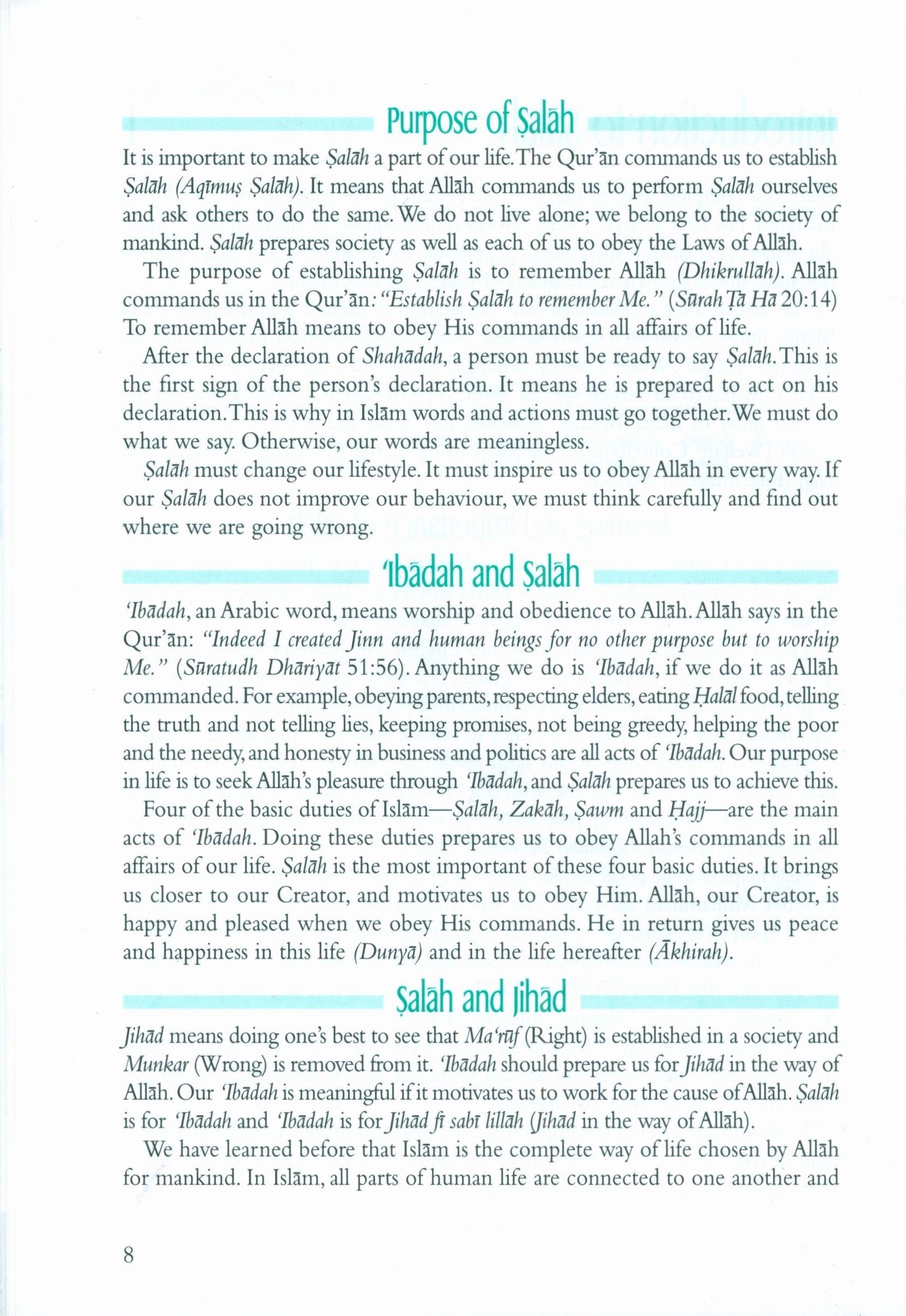 The Beginner's Book of Salah