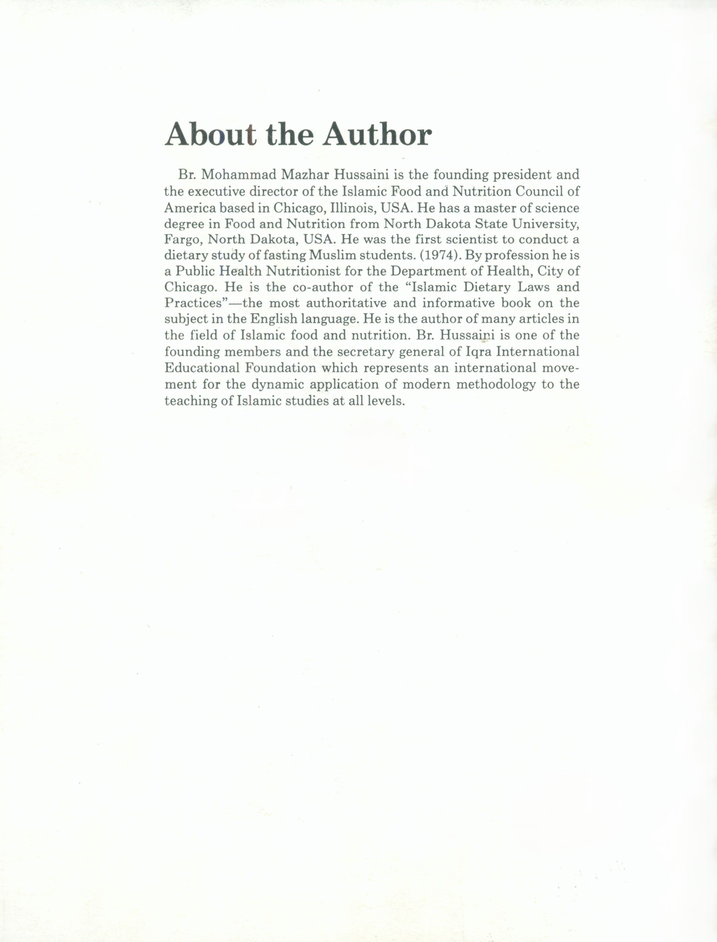 My Little Book of Halal and Haram