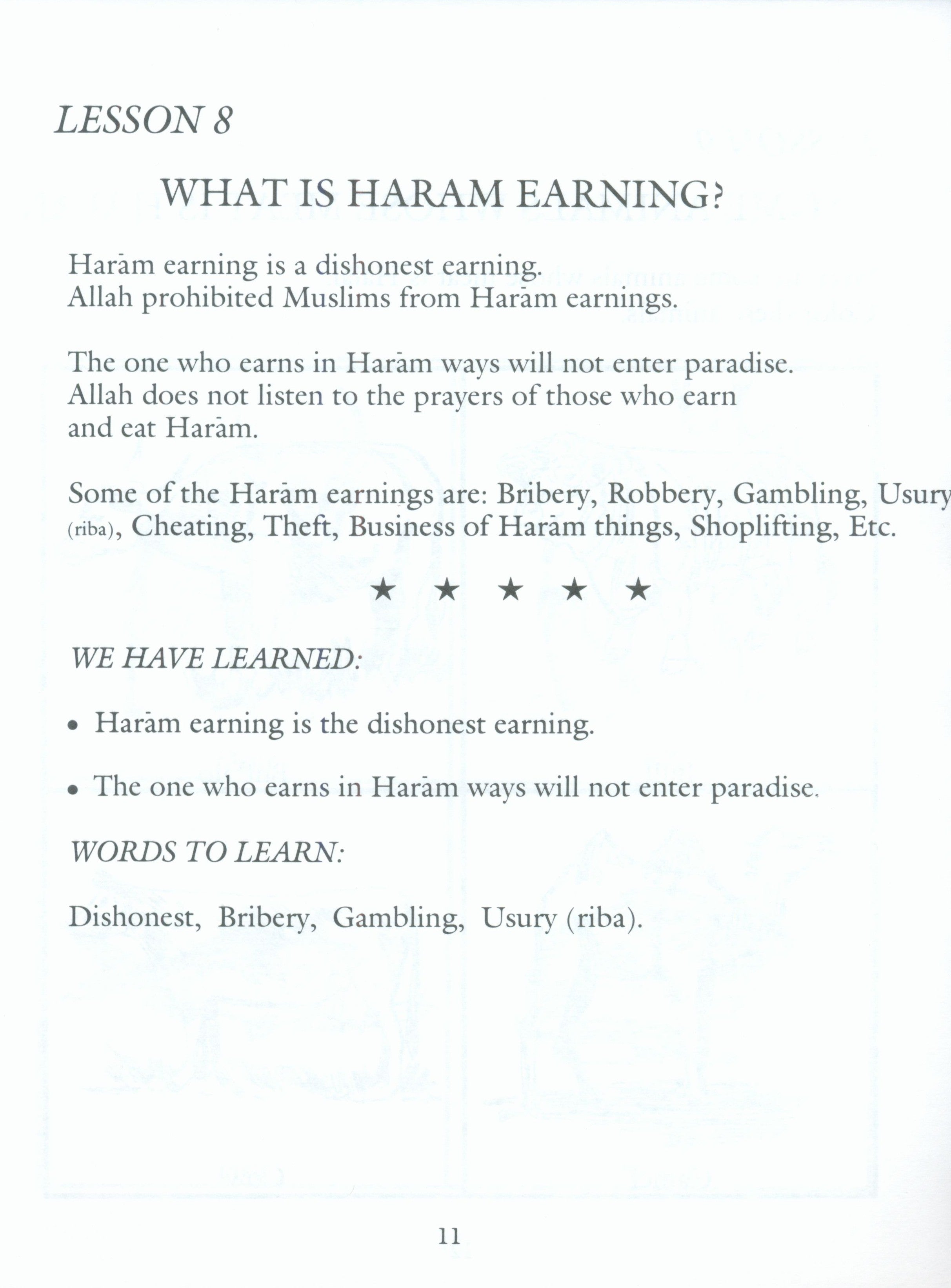 My Little Book of Halal and Haram