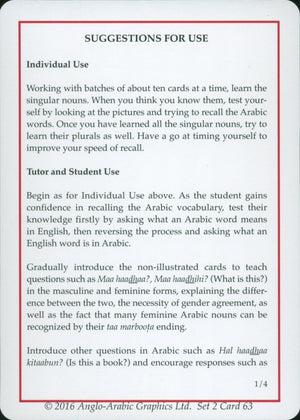 Gateway to Arabic Flashcards Set 2 مفتاح العربية
