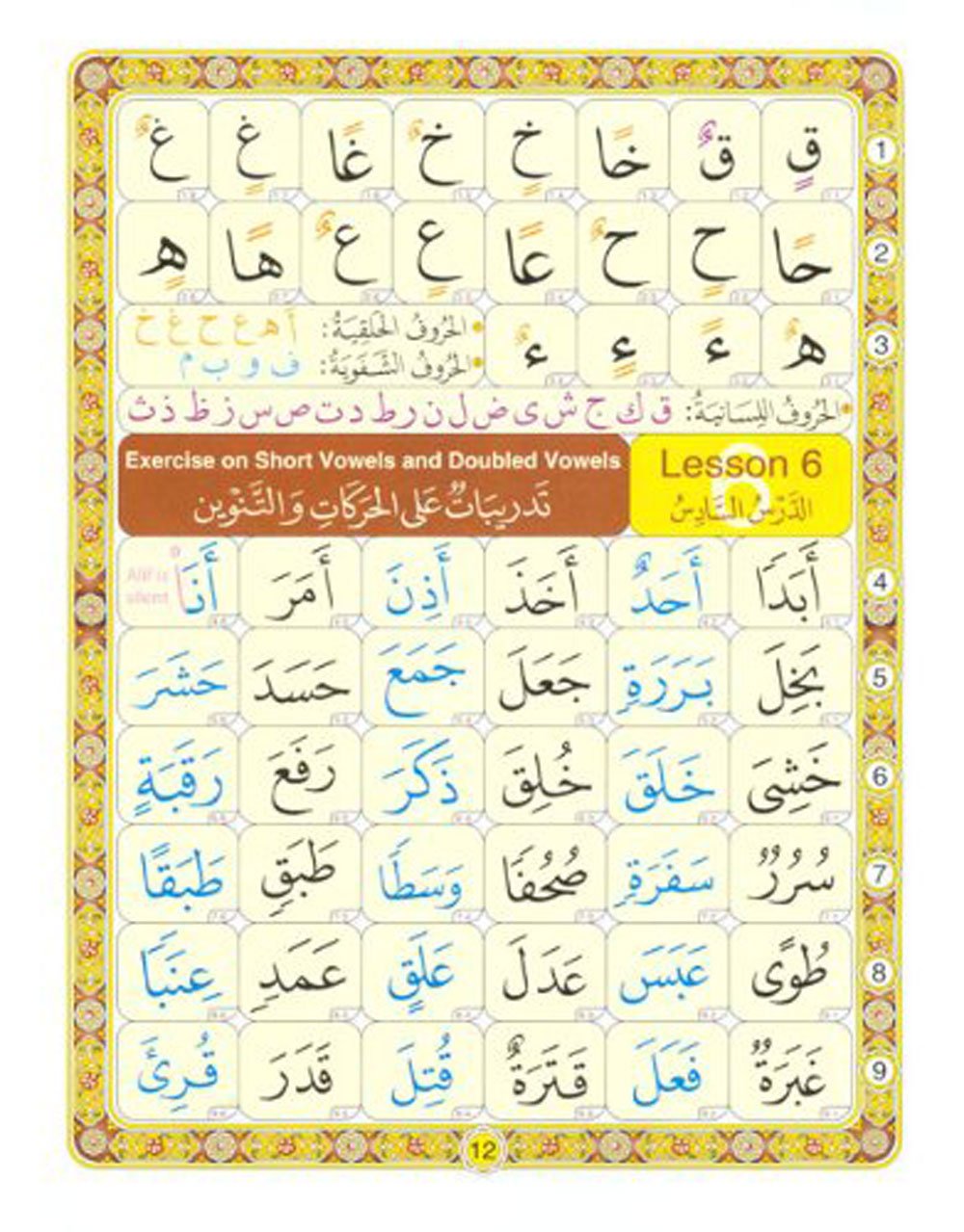 Noorani Qa’idah Master Reading the Qur'an (Arabic & English) - Small Size القواعد النورانية