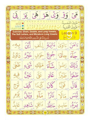 Noorani Qa’idah Master Reading the Qur'an (Arabic & English) - Small Size القواعد النورانية