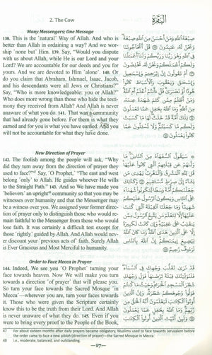 The Clear Quran with Arabic Text - Parallel Edition Flexible Cover