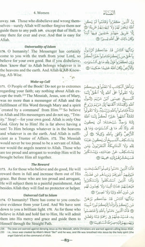 The Clear Quran with Arabic Text - Parallel Edition Flexible Cover