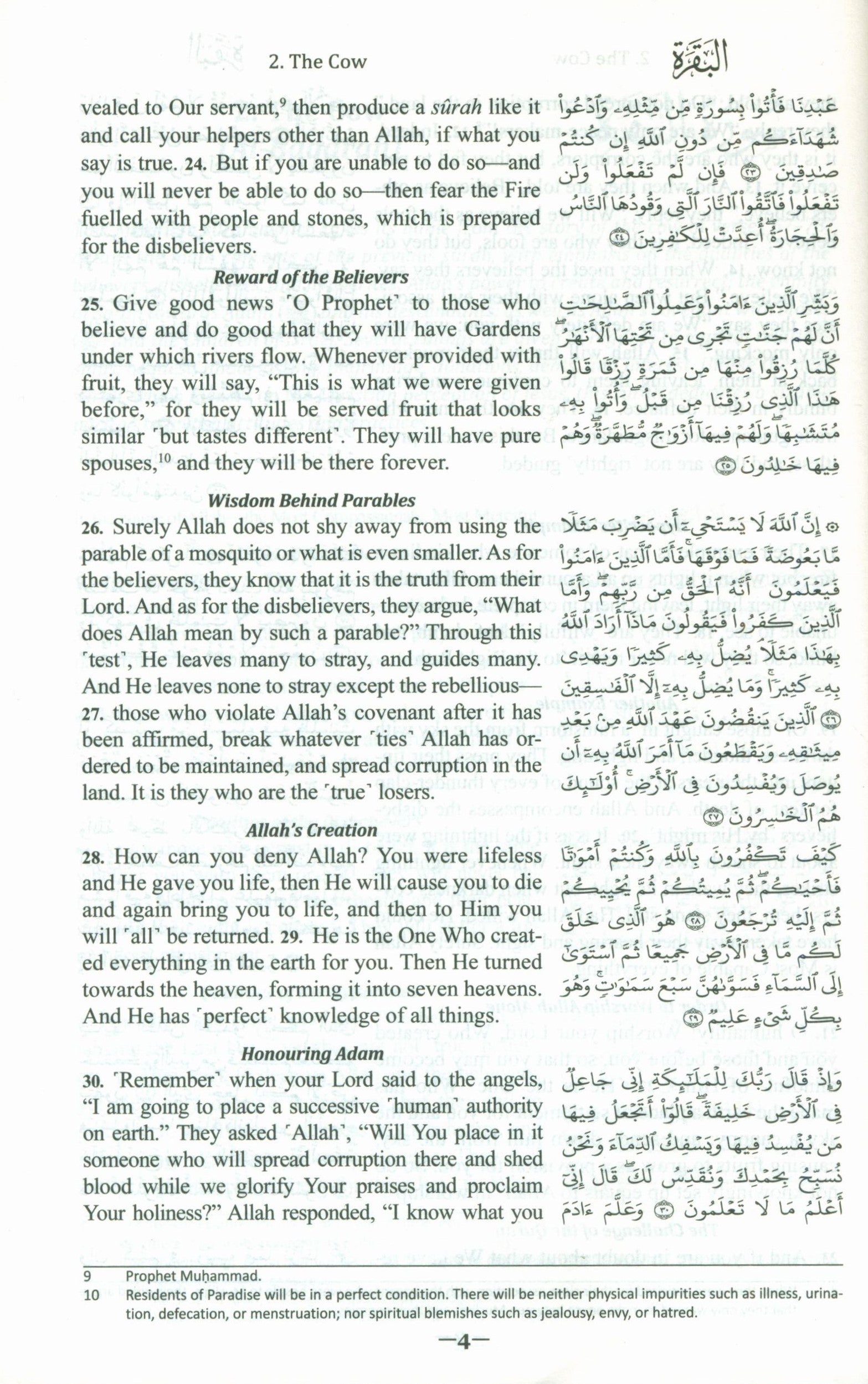 The Clear Quran - Large Print English - Arabic Edition Hardcover