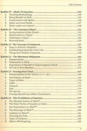 Commentary on the Forty Hadith of Imam Al-Nawawi - Timeless Prophetic Gems of Guidance and Wisdom