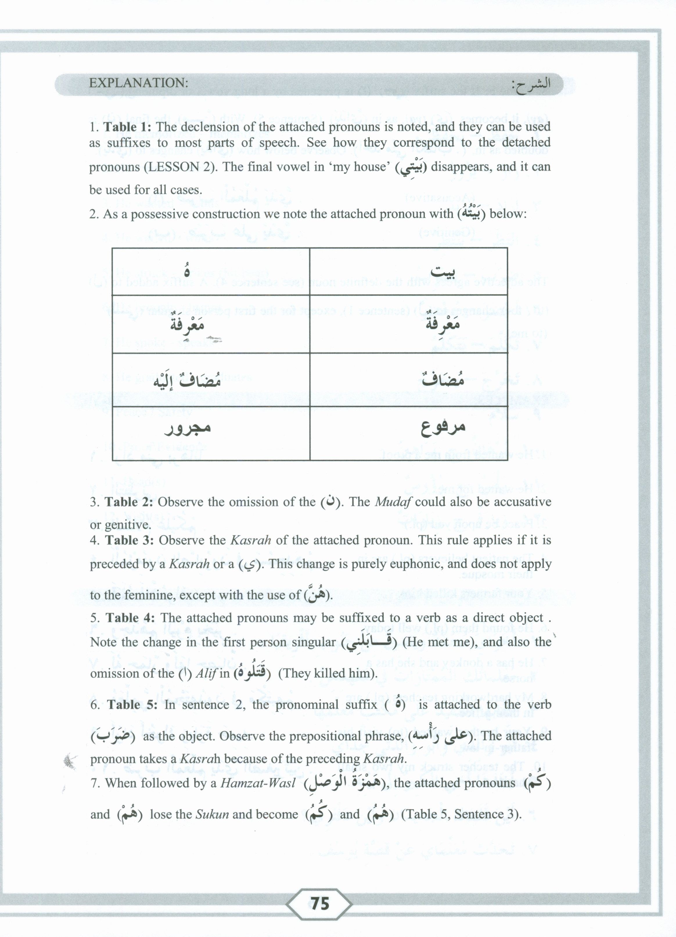 Second Steps in Arabic Grammar الخطوات الثانية في القواعد العربية