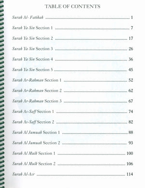Seven Surahs for the Classroom Workbook