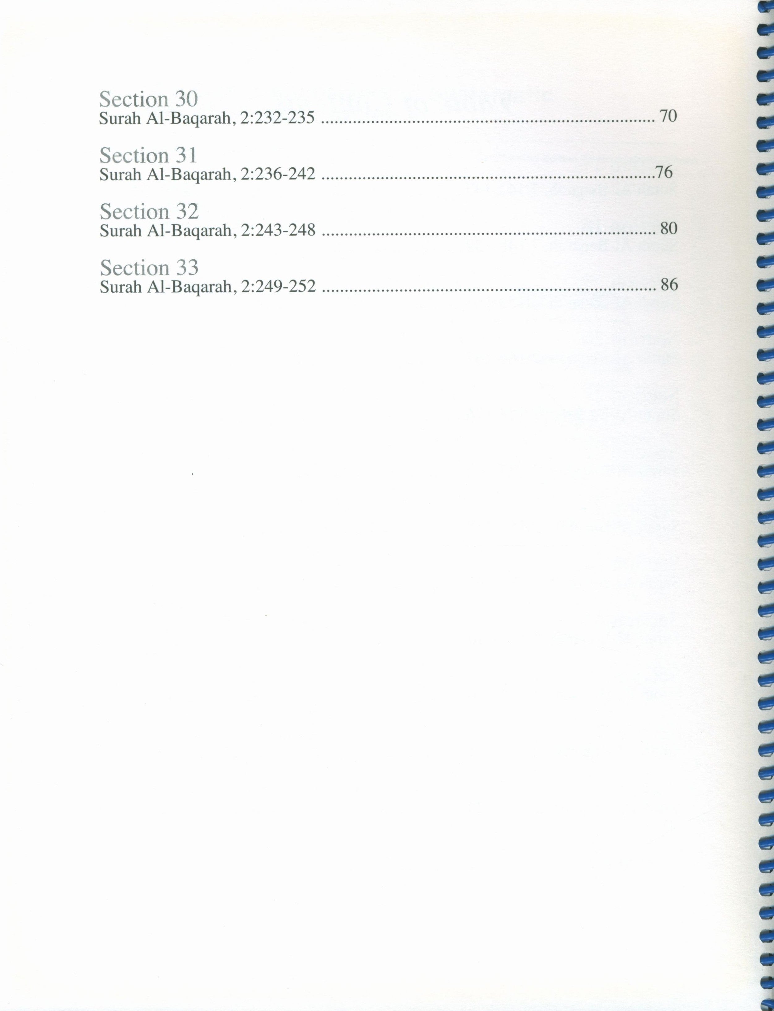 Juz' Two Sa-Yaqul Workbook