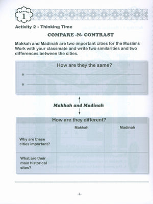 Sirah of our Prophet Grade 3: Workbook