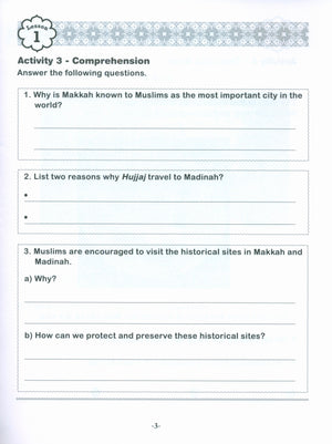 Sirah of our Prophet Grade 3: Workbook