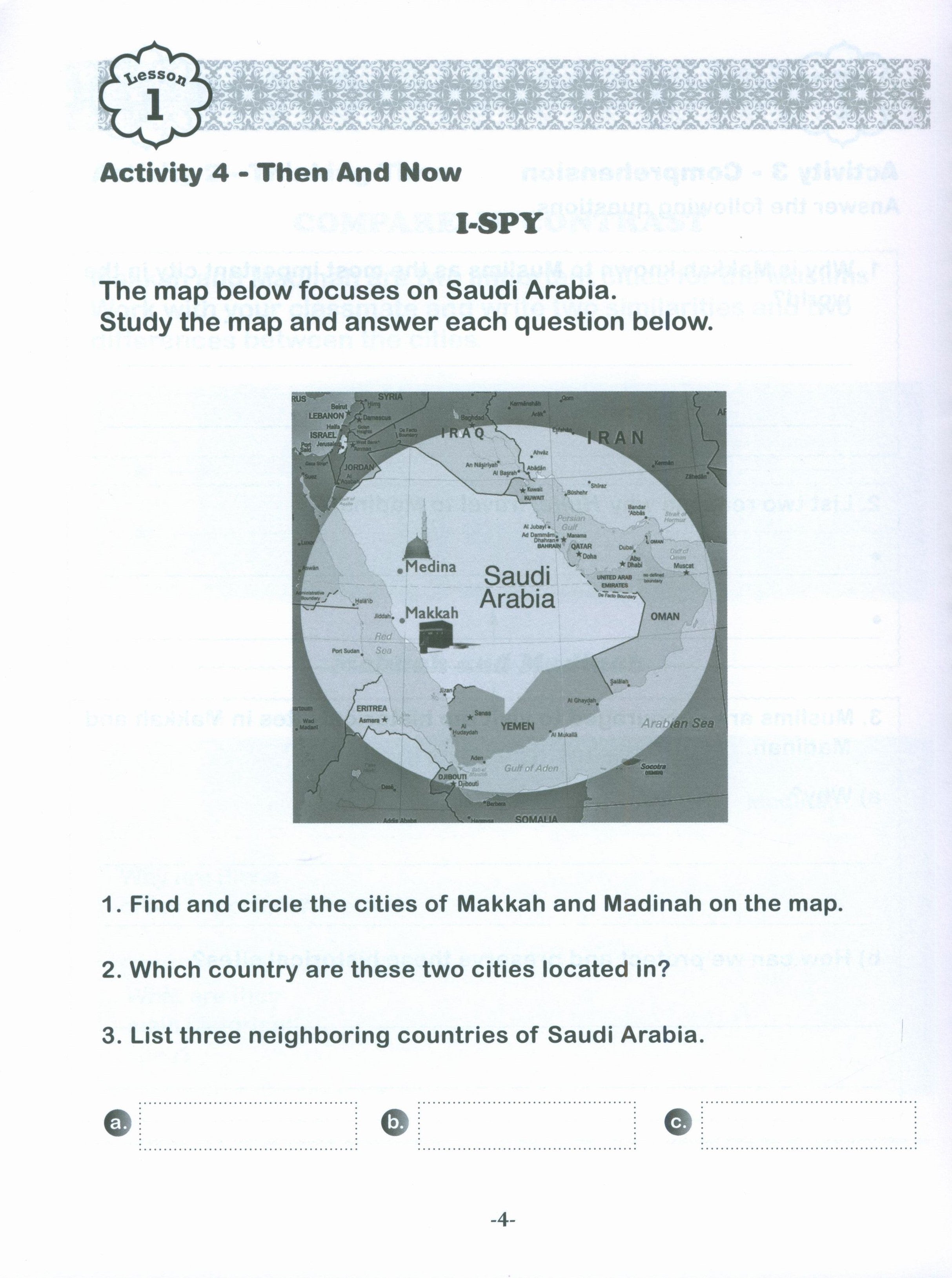 Sirah of our Prophet Grade 3: Workbook