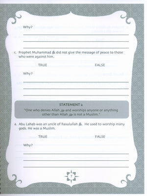 Sirah of our Prophet Grade 5: Workbook