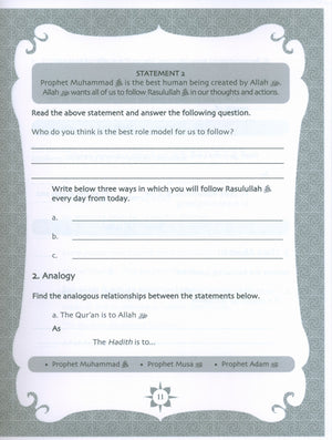 Sirah of our Prophet Grade 5: Workbook