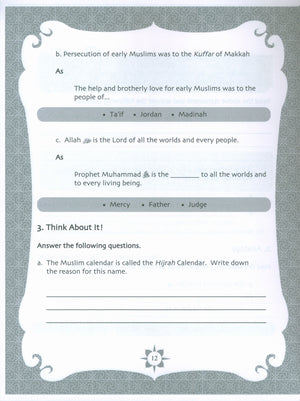 Sirah of our Prophet Grade 5: Workbook
