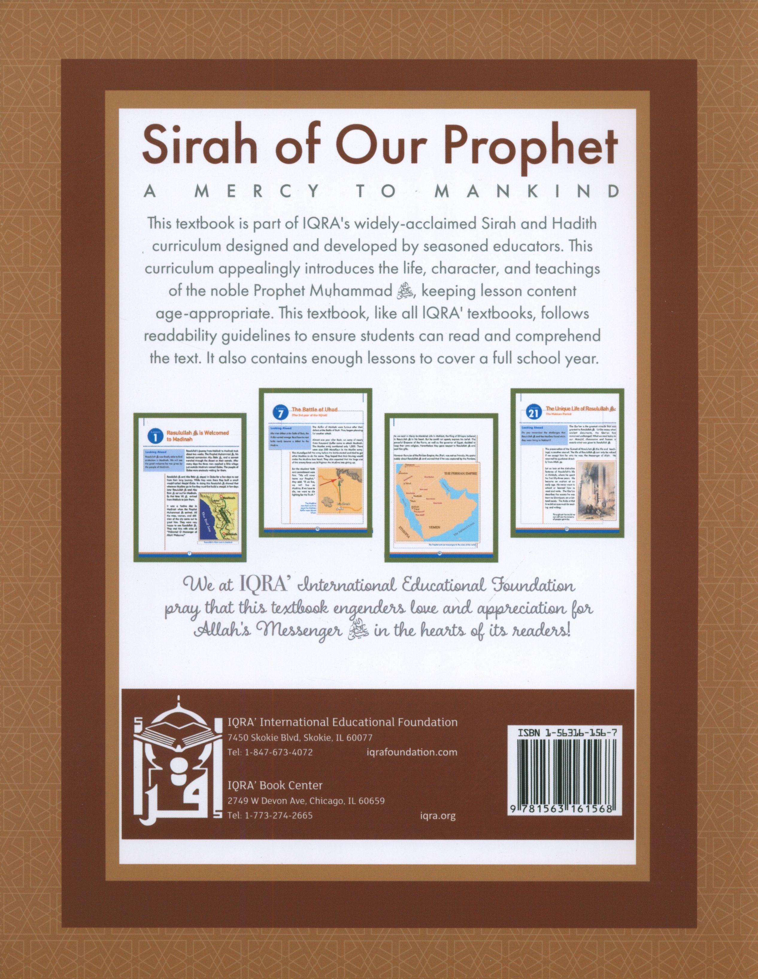 Sirah of our Prophet Grade 6: Textbook