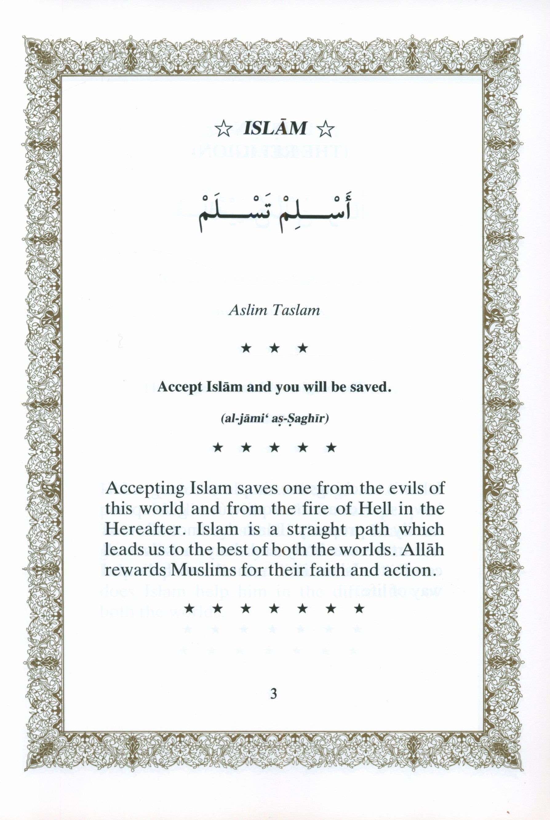 Teachings of Our Prophet: Ahadith