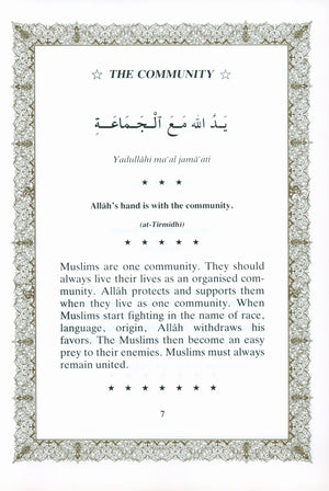 Teachings of Our Prophet: Ahadith