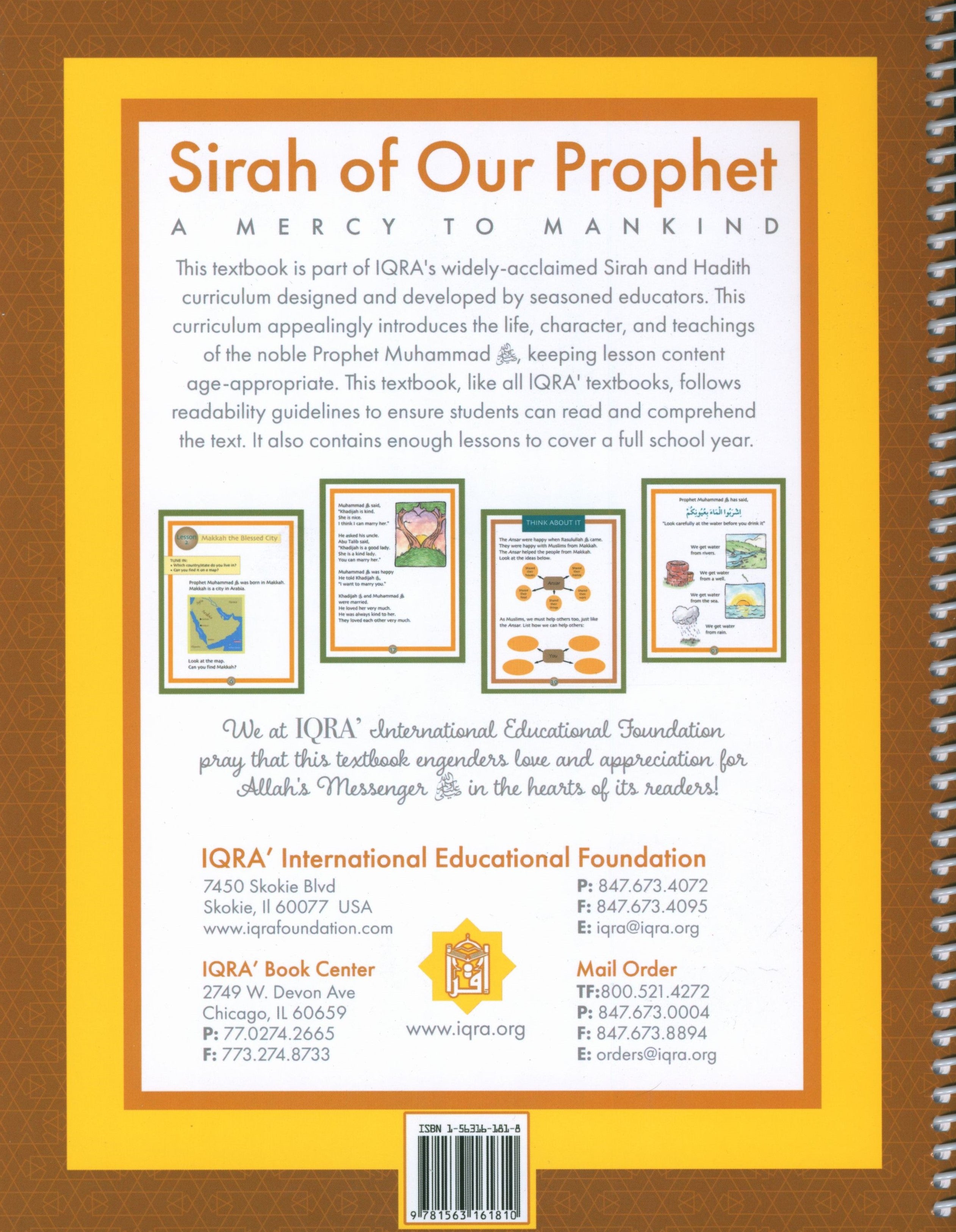 Sirah of our Prophet Grade 1: Workbook