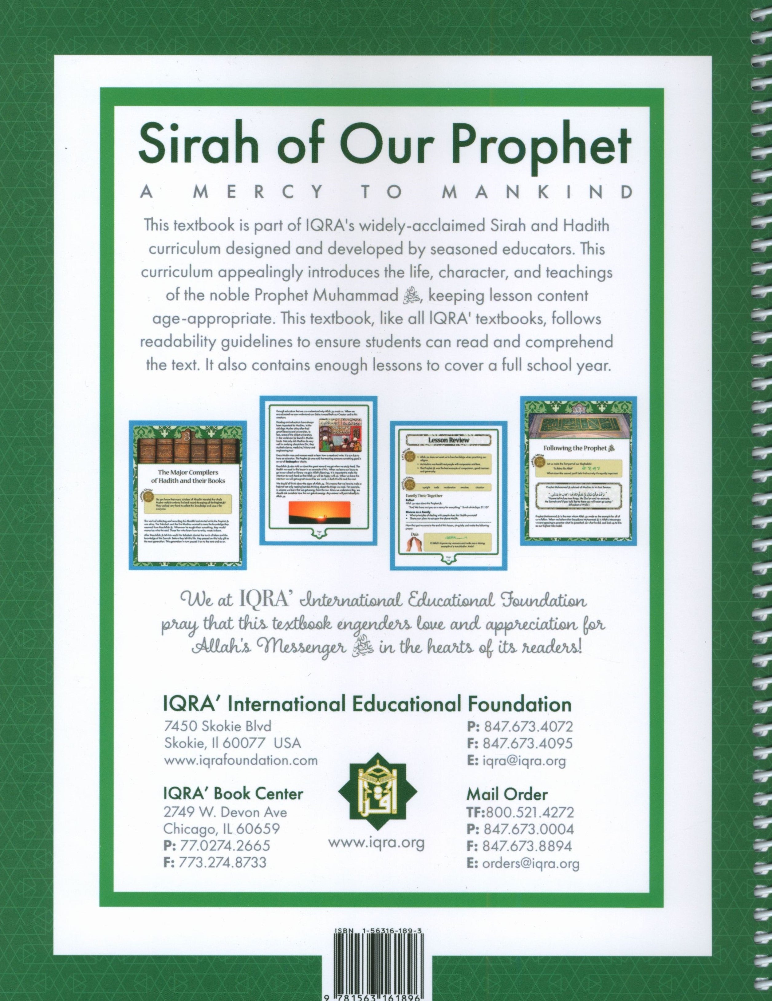 Sirah of our Prophet Grade 4: Workbook
