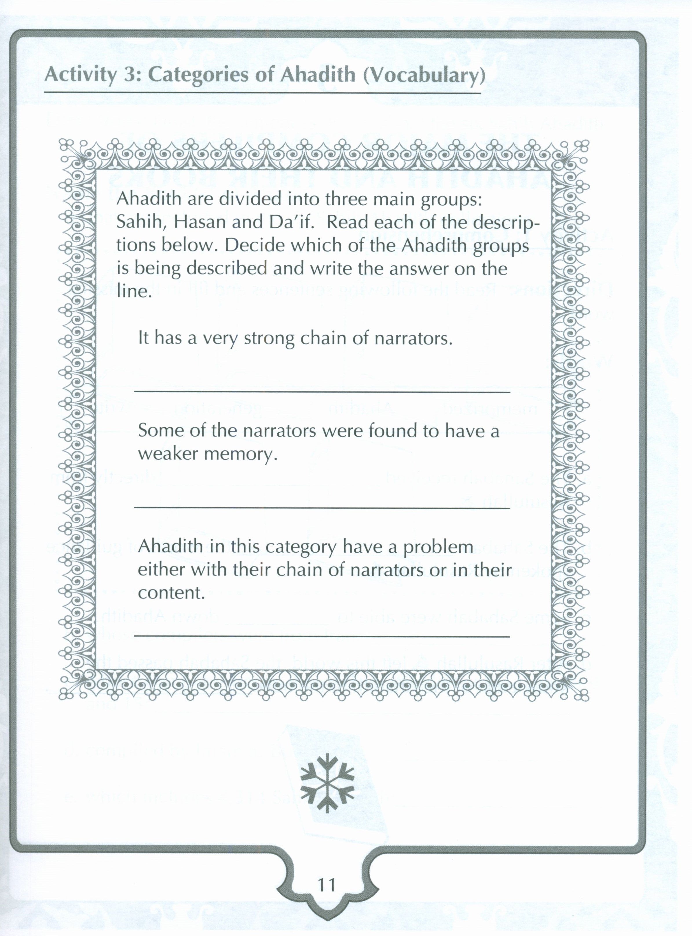Sirah of our Prophet Grade 4: Workbook