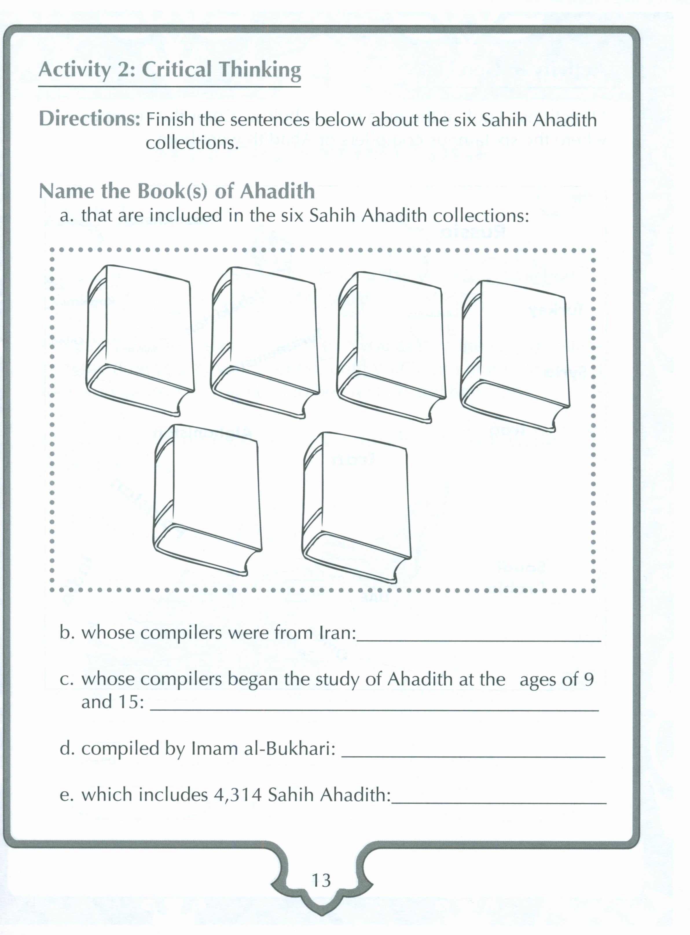 Sirah of our Prophet Grade 4: Workbook