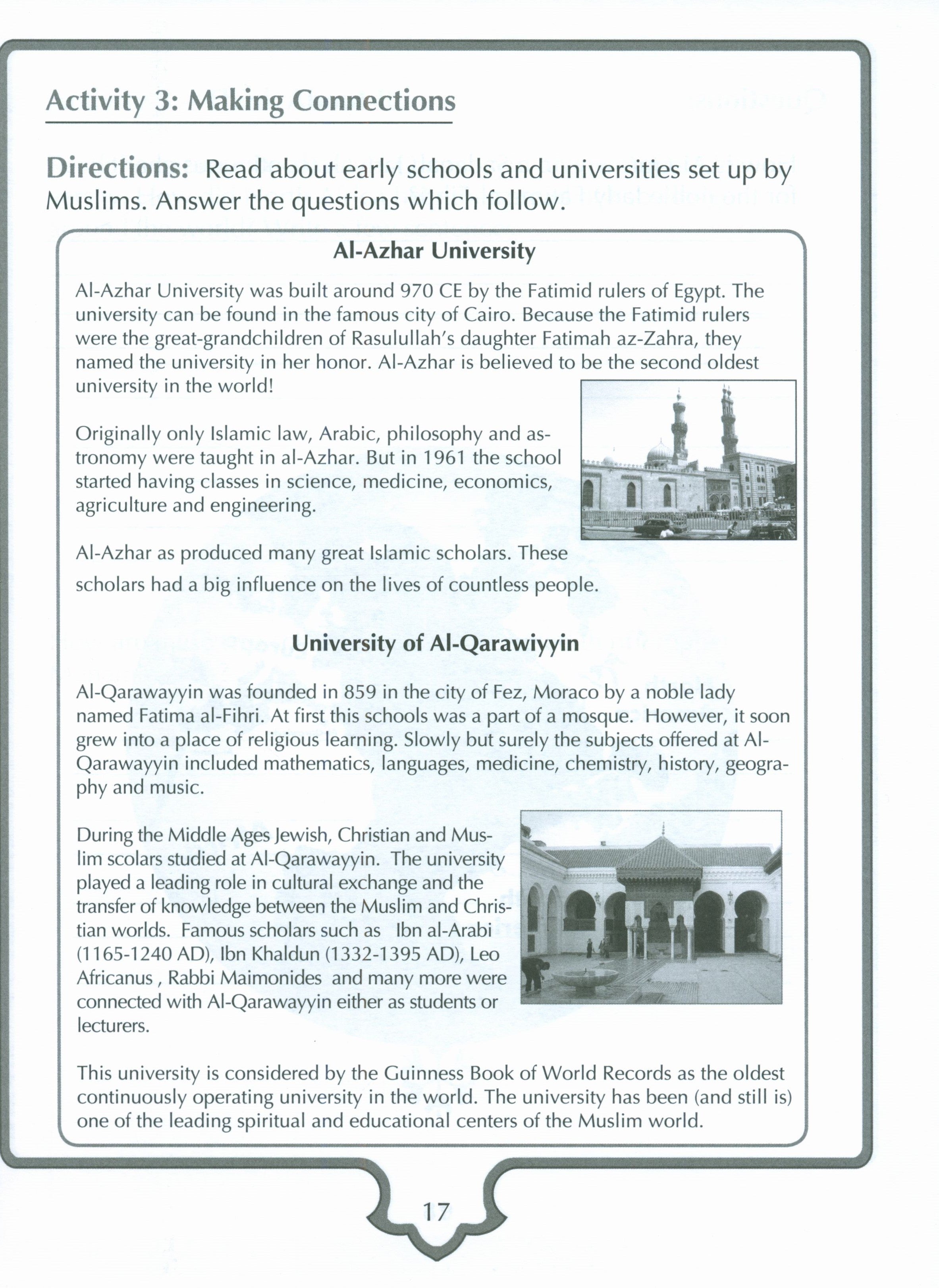 Sirah of our Prophet Grade 4: Workbook