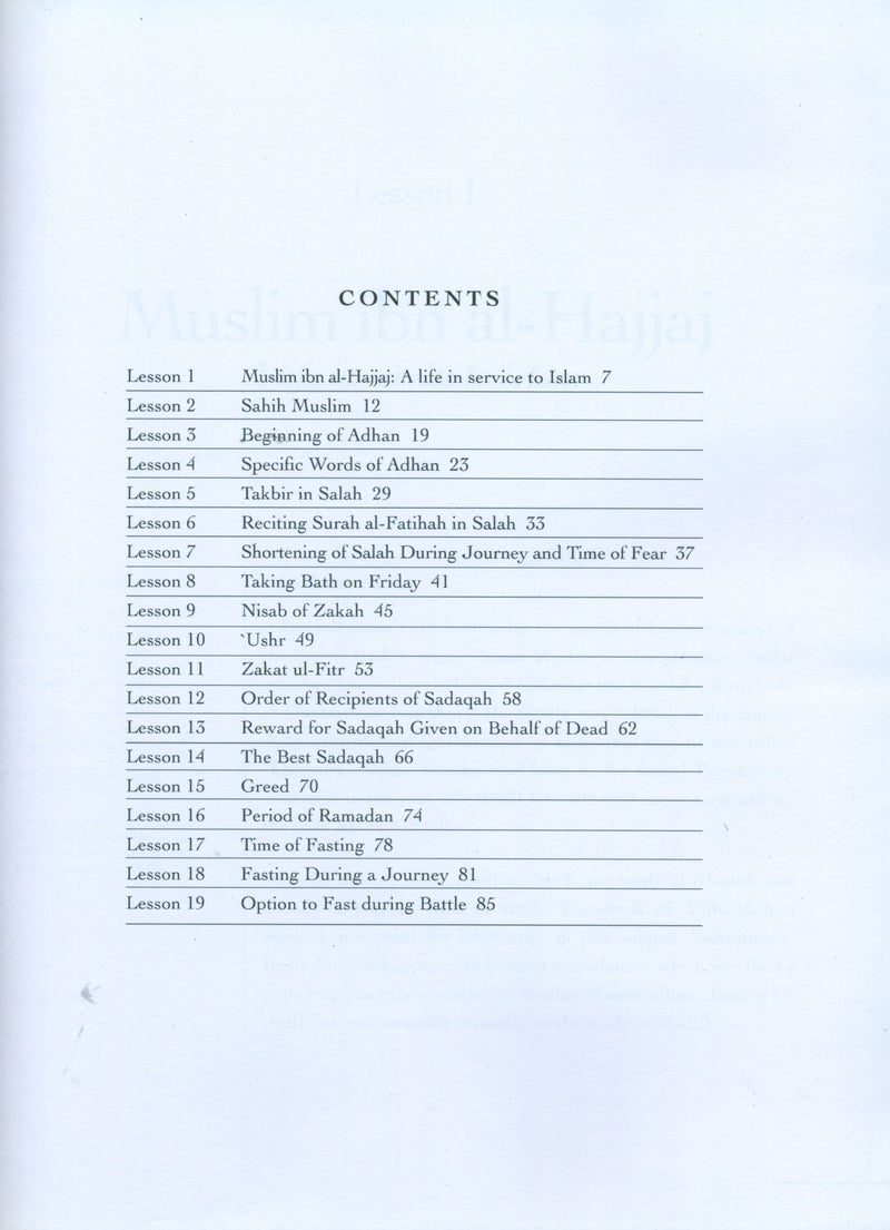 The Sahih of Imam Muslim - Ulum ul-Hadith