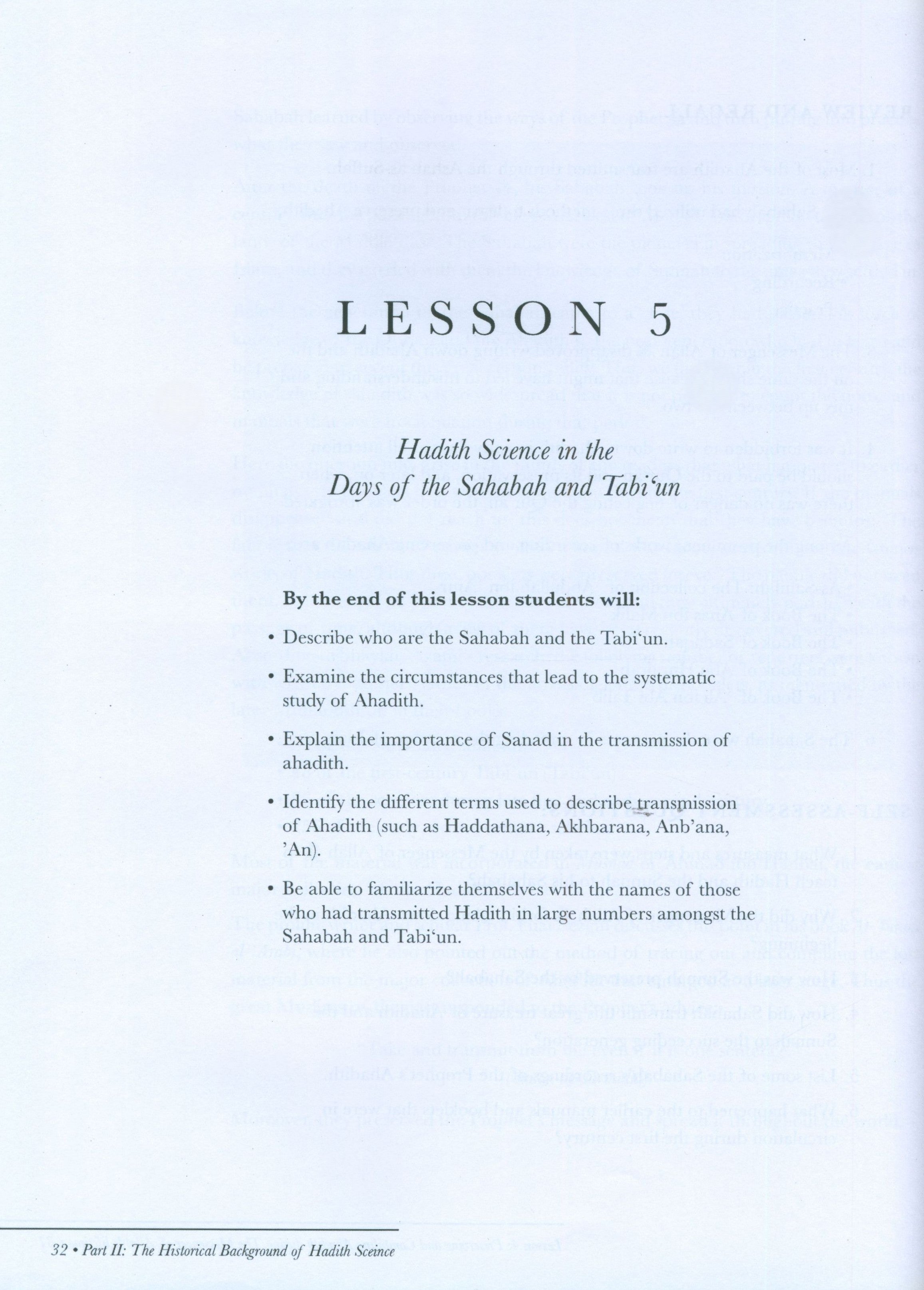 Hadith Science-Ulum ul-Hadith
